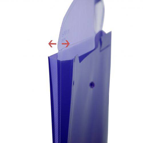 Polyfile A4 Twin Pocket Electra Assorted Pack of 5 - Al Masam Stationery LLC Main image