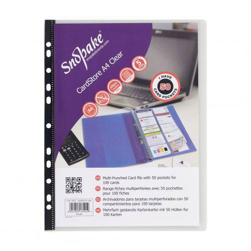 Cardstore 100 A4 Clear Pack of 5 - Al Masam Stationery LLC Main image