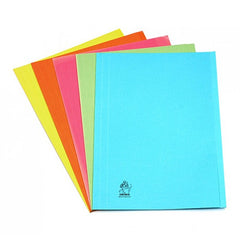 Square Cut Folder Without Metal Fastner A4 Size - Blue - Al Masam Stationery LLC