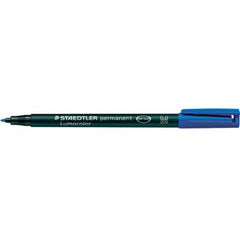 Staedtler Lumocolor Permanent Medium Blue (317-3BKDA) - Al Masam Stationery LLC