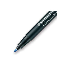 Staedtler 318-03 Lumocolor OHP Permanent marker blue box of 10 pcs - Al Masam Stationery LLC