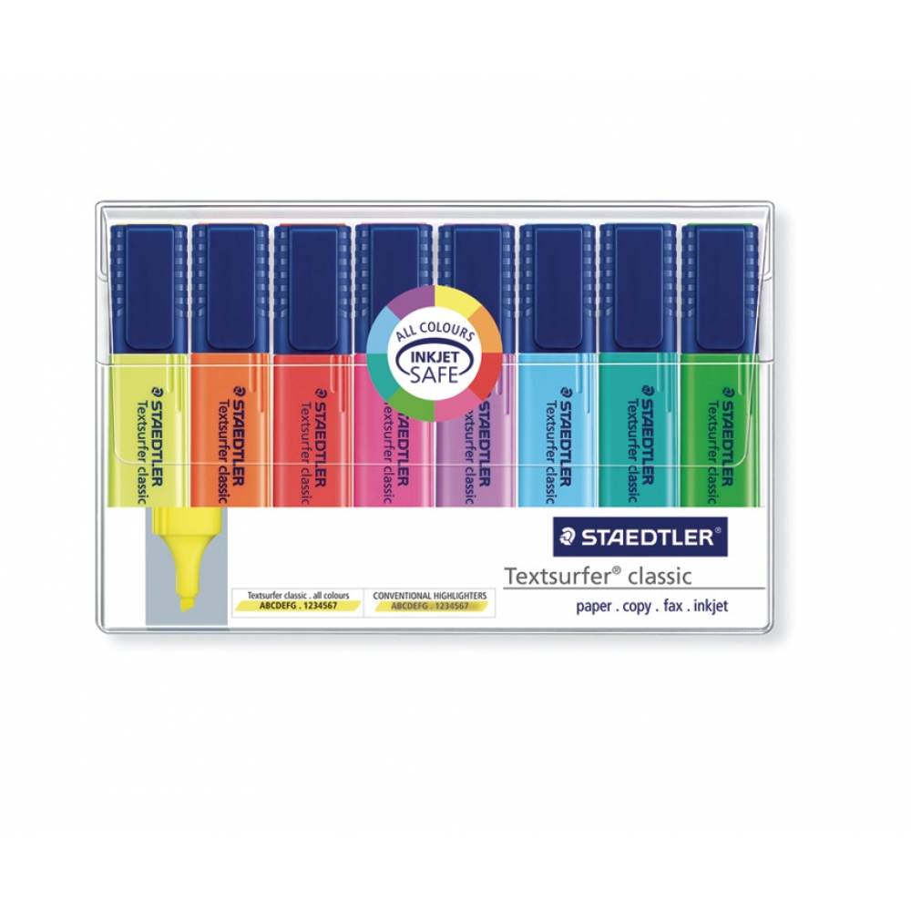 Staedtler 364 Textsurfer Highlter Pack of 8 - Al Masam Stationery LLC