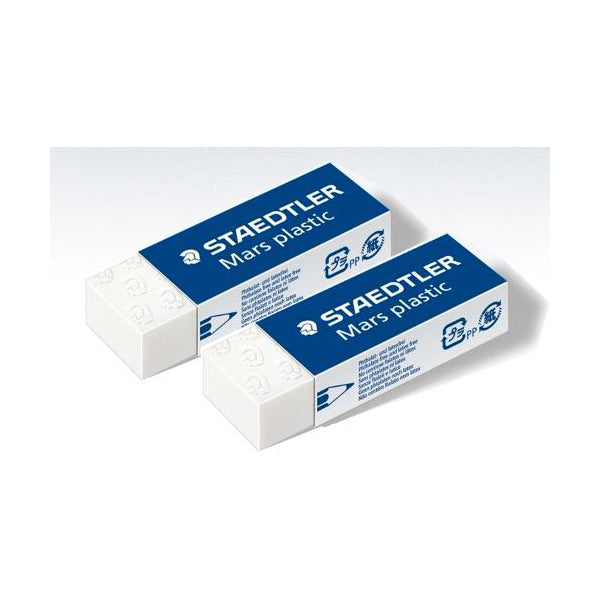 Staedtler Mars Plastic Eraser (Pack of 2) - Al Masam Stationery LLC