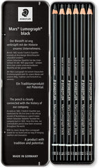 Staedtler 100B-G06 Mars Lumograph Pencil Black - Al Masam Stationery LLC