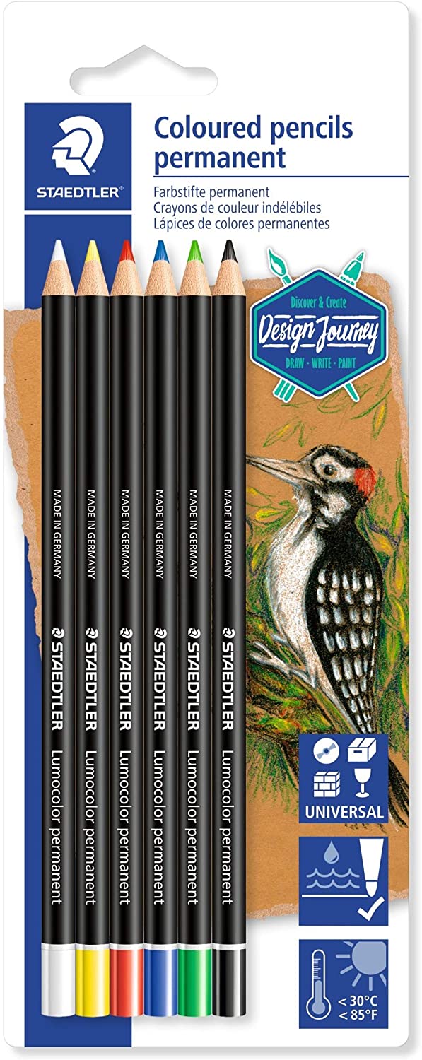 Staedtler 108-20BK6C Coloured pencil permanent - Al Masam Stationery LLC Main image