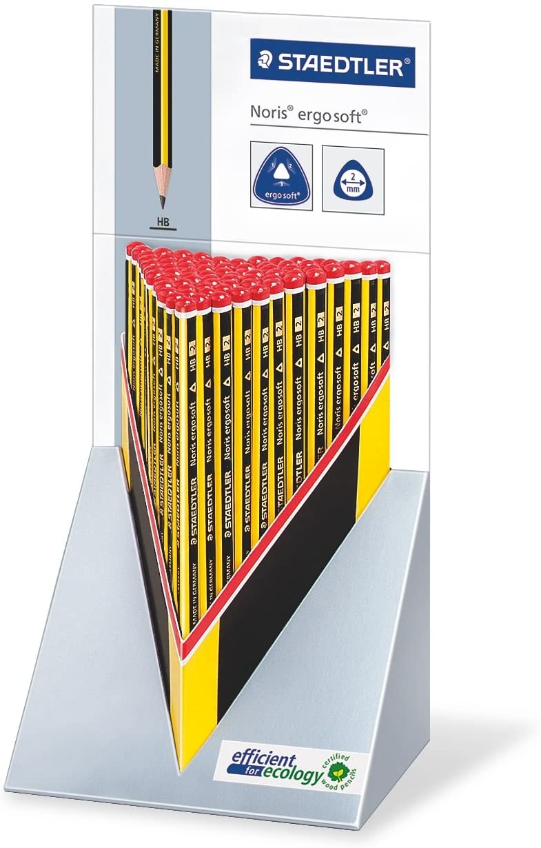 Staedtler 152/KP72Noris ergosoft pencil Display of 72 Pcs - Al Masam Stationery LLC Main image