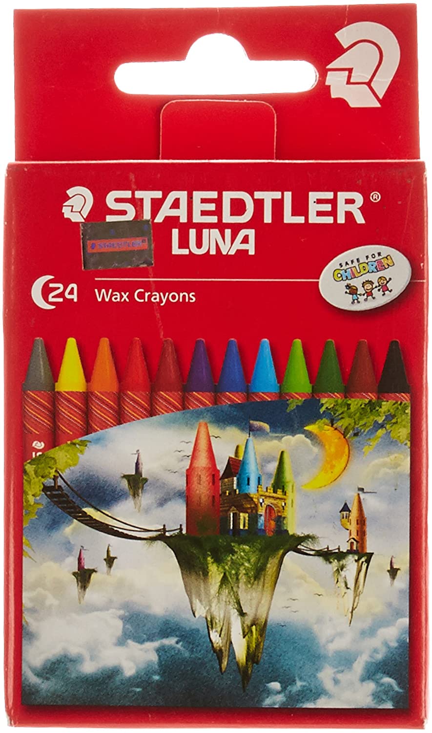 Staedtler 2200-LC24 Luna Wax Crayon 24 Color - Al Masam Stationery LLC Main image