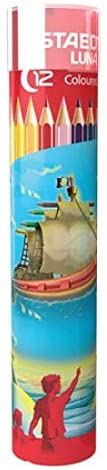 Staedtler Luna Col Pencil Cylindrical Set of 12 colors - Al Masam Stationery LLC Main image