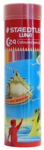 Staedtler Luna Col Pencil Cylindrical Set of 24 colors - Al Masam Stationery LLC Main image
