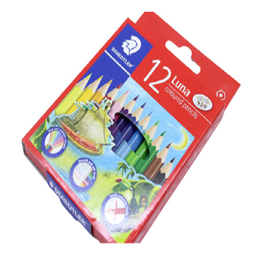 Staedtler Luna Color Pencils Short 12color - Al Masam Stationery LLC Main image