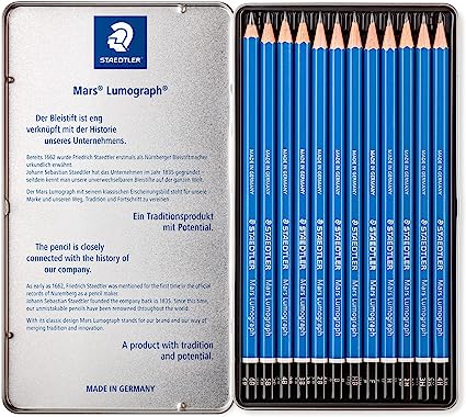 Staedtler Mars Lumograph Pencil 100-12B Secondary image