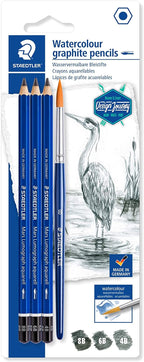 Staedtler Mars Lumograph Pencil Aquarell + Brush - Al Masam Stationery LLC