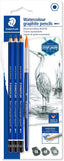 Staedtler Mars Lumograph Pencil Aquarell + Brush - Al Masam Stationery LLC