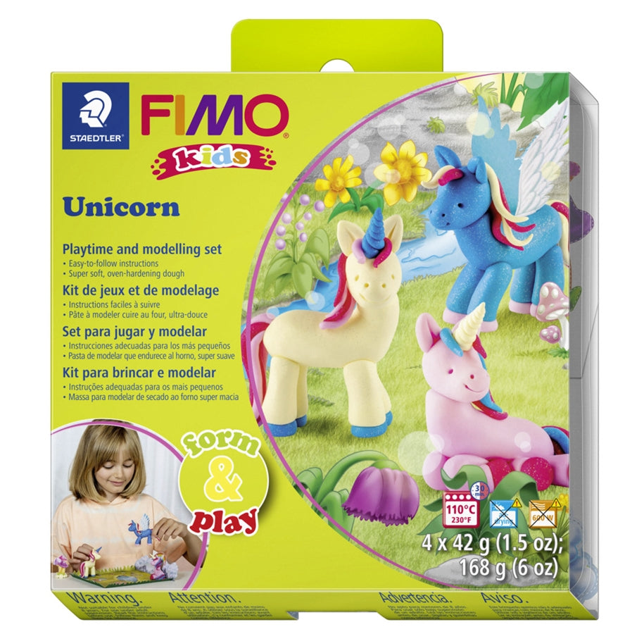 Fimo Kids Modelling Clay Form & Play Unicorn - Al Masam Stationery LLC Main image