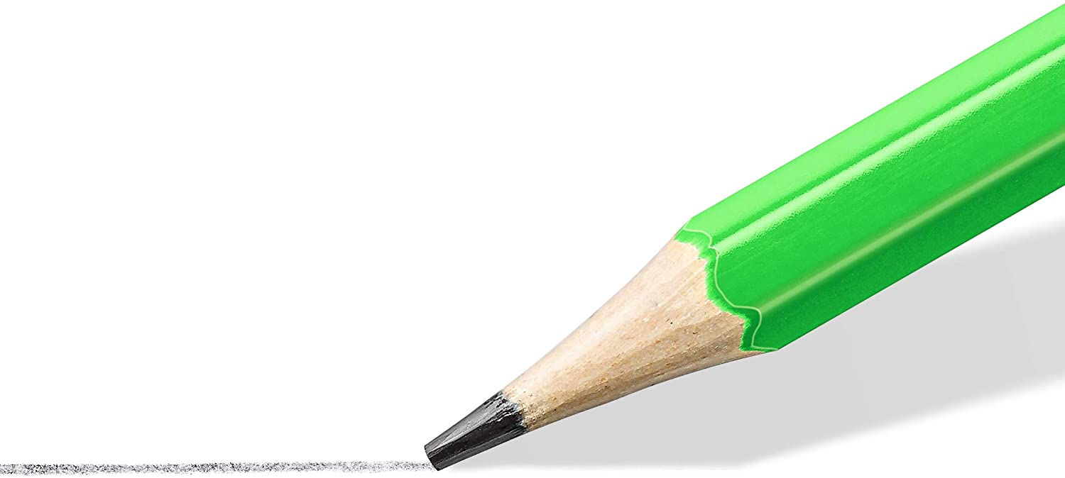 Staedtler 180F WOPEX Neon Pencil Set Green Secondary image