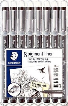 Staedtler 308-SB8 Pigment liner 308 - Al Masam Stationery LLC Main image