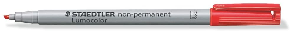 Staedtler 312-WP4-B Lumocolor OHP Non-Permanent Pen Broad Secondary image