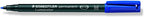 Staedtler 317-03 Lumocolor OHP Permanent Pen Blue Box of 10pcs - Al Masam Stationery LLC