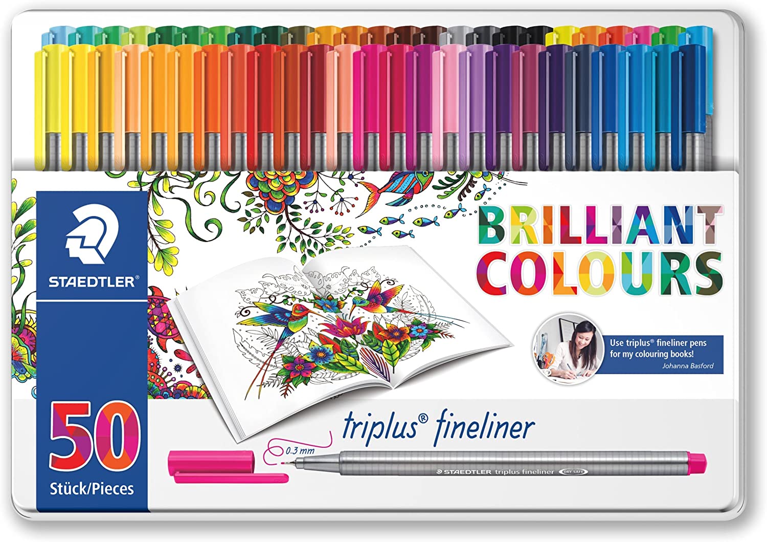 Staedtler 334-Mjb Triplus fineliner Metal - Al Masam Stationery LLC Main image