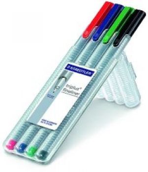 Staedtler 334 Triplus fineline - (4 Pcs) - Al Masam Stationery LLC Main image