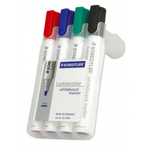 Staedtler 351 White Board marker Bullet tip wallet of 4 color Secondary image