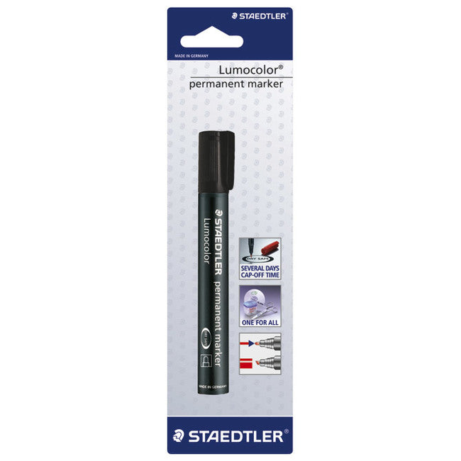 Staedtler 352 Permanent marker Bullet tip Black Blister pack - Al Masam Stationery LLC Main image