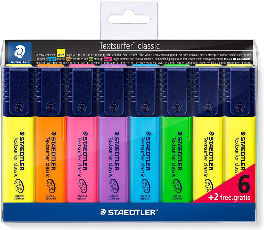 Staedtler 364 Textsurfer Highlighter Promotion 6+2 - Al Masam Stationery LLC