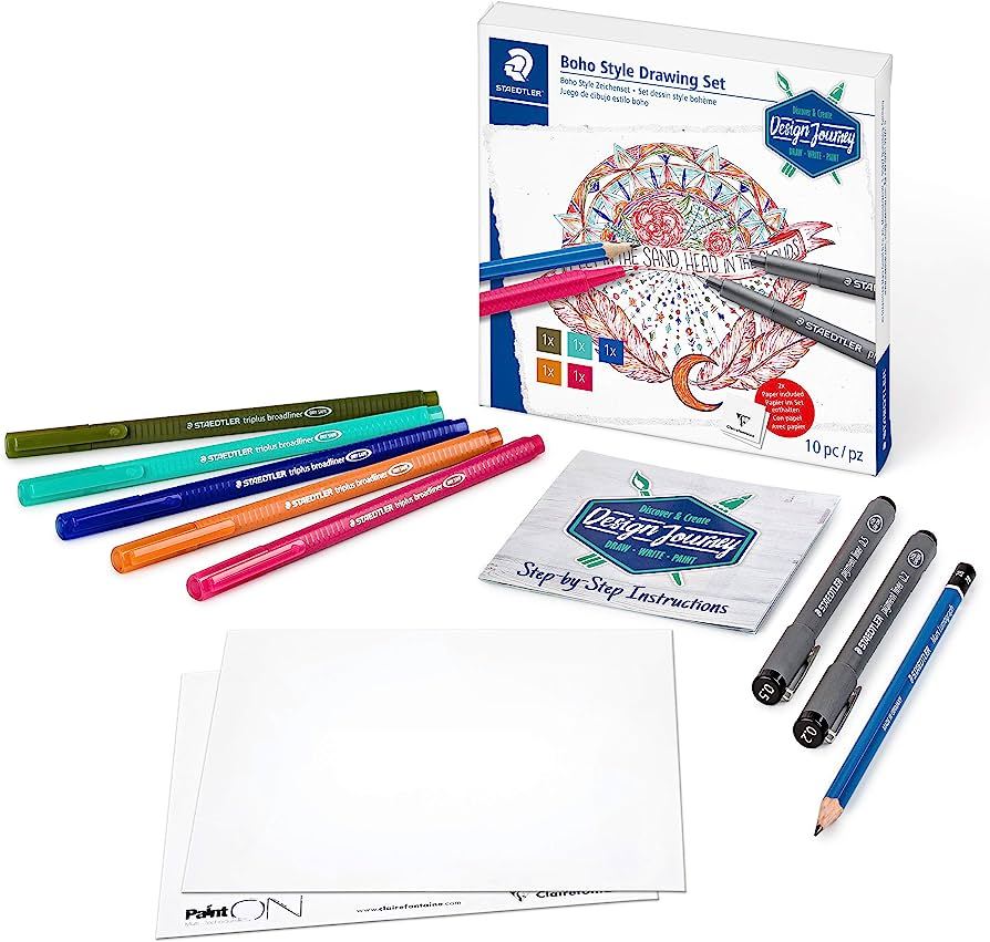 Staedtler 61 Djt3 Design Journey Boho Style Drawing Set - Al Masam Stationery LLC Main image