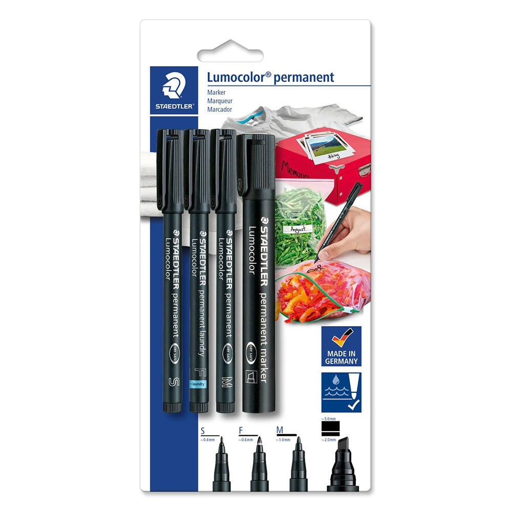 Staedtler Lumocolor Permanent Marker Set - Al Masam Stationery LLC Main image