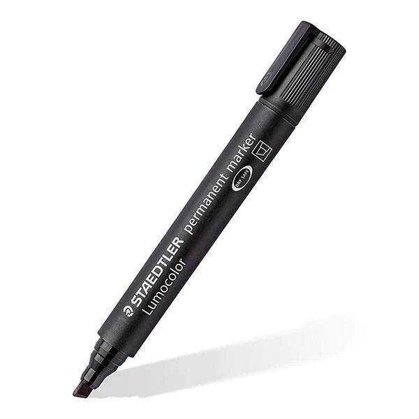 Staedtler Permanent marker Chisel Tip Black - Al Masam Stationery LLC Main image