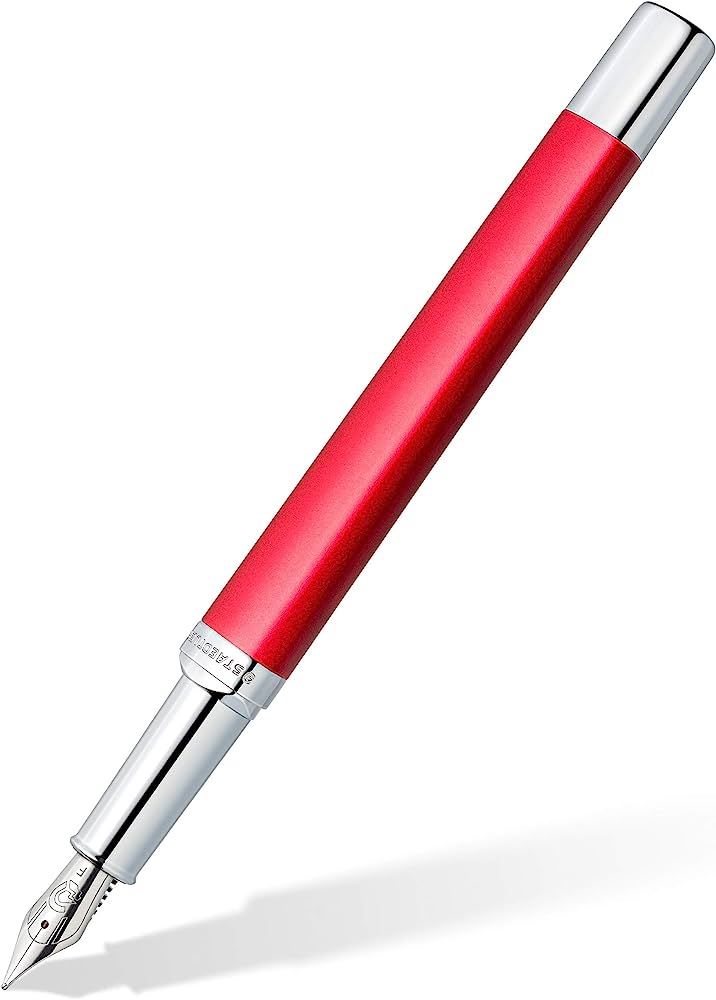 Staedtler Triplus Blue Ink Ballpoint Pen Red - Al Masam Stationery LLC Main image