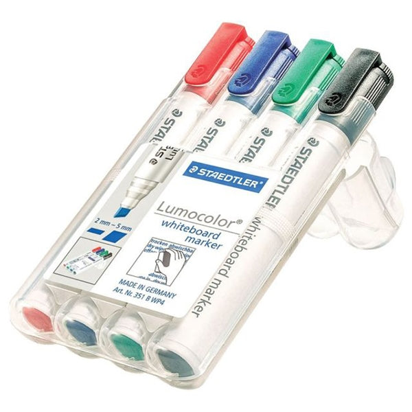 Staedtler White Board Marker Chisel Tip Wallet - Al Masam Stationery LLC Main image