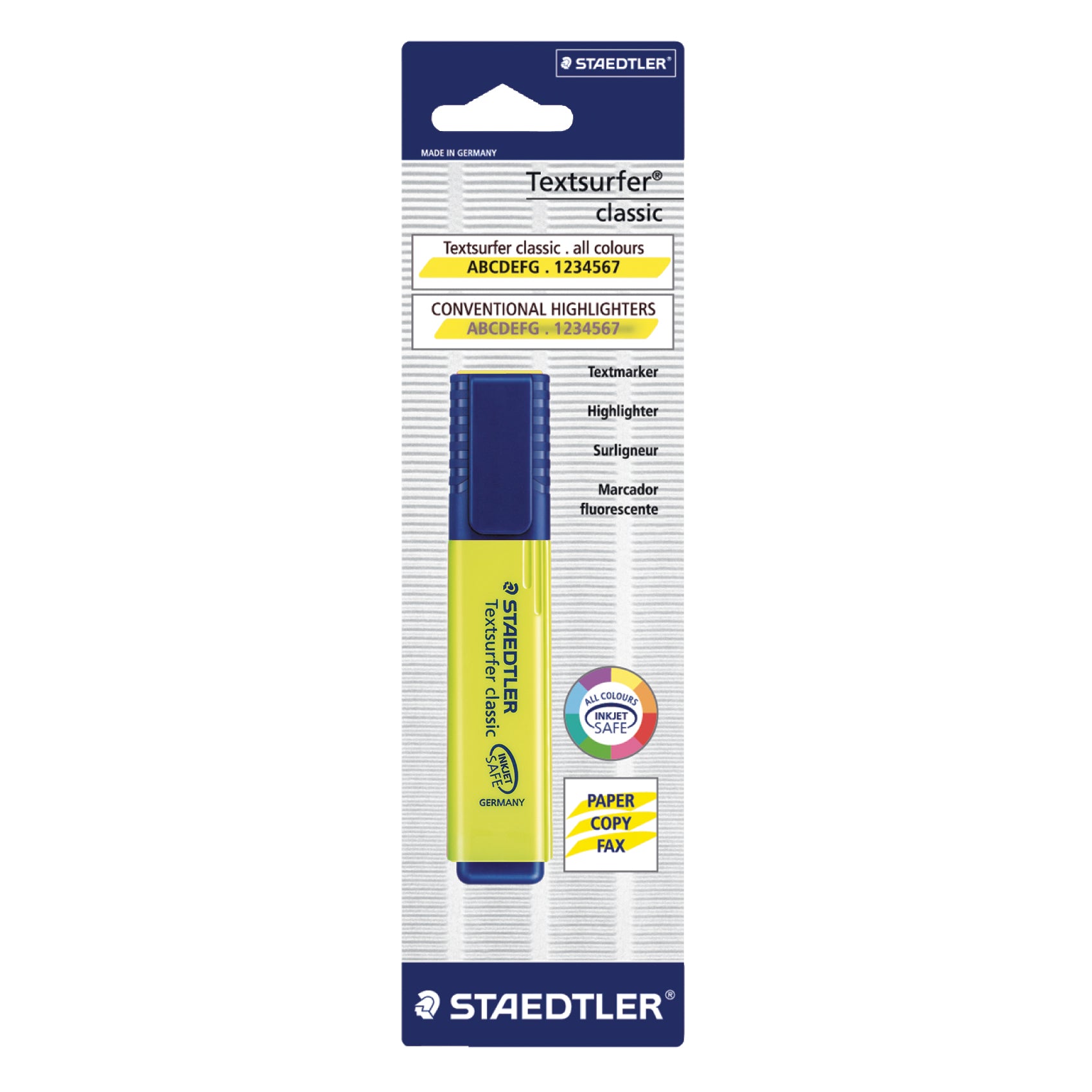 Staedtler Text Surger Highlighter Yellow - Al Masam Stationery LLC Main image