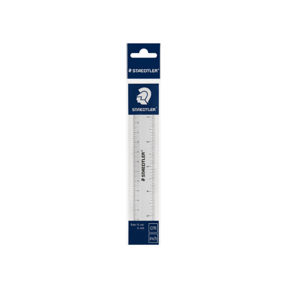 Staedtler Ruler 15cm Clear - Al Masam Stationery LLC Main image