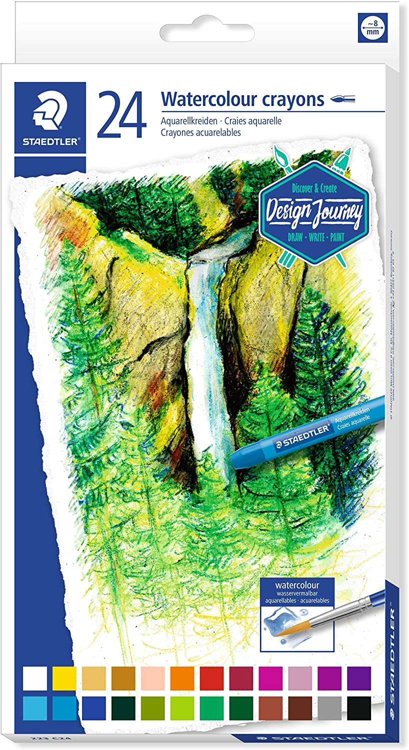 Staedtler 223-C24 Watercolour crayons - Al Masam Stationery LLC Main image