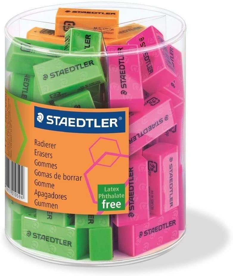 Staedtler 526F Eraser Neon Colours - Al Masam Stationery LLC Main image