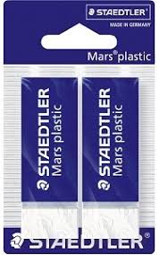 Staedtler Mars Plastic Eraser (Pack of 2) - Al Masam Stationery LLC Main image