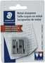Staedtler Single Double Hole Metal Sharpener (Box of 20 Pcs) - Al Masam Stationery LLC