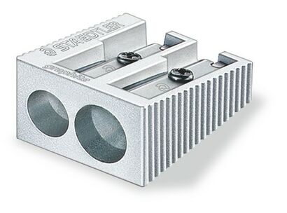 Staedtler Single Double Hole Metal Sharpener (Box of 20 Pcs) Secondary image