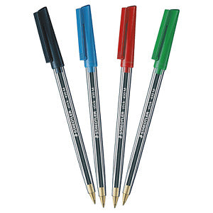 Staedtler Stick Ballpoint 430-02T Medium - Al Masam Stationery LLC Main image
