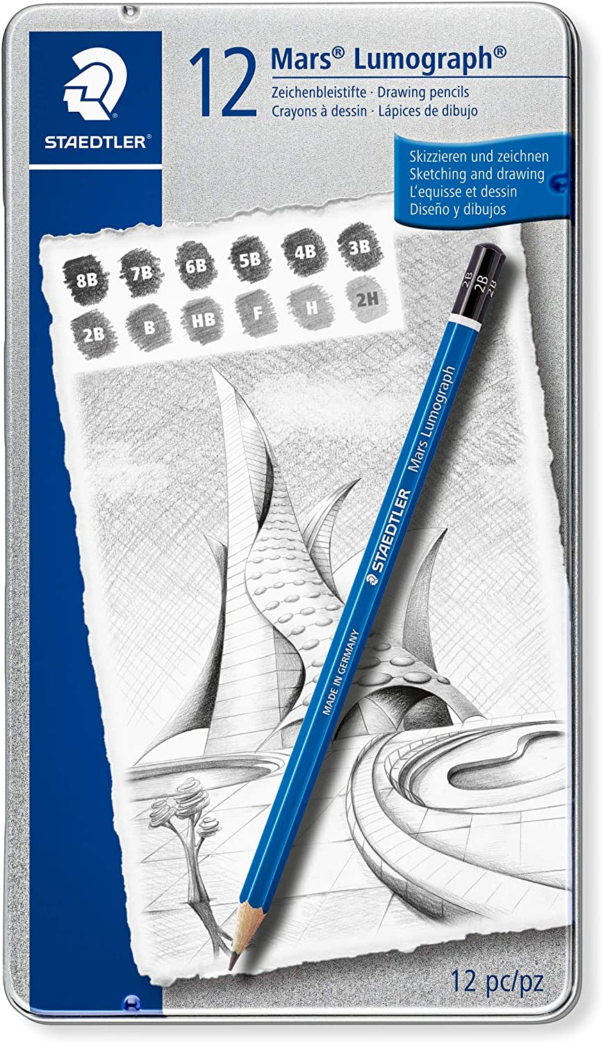 Staedtler Mars Lumograph Pencil - (Pack of 12) - Al Masam Stationery LLC Main image