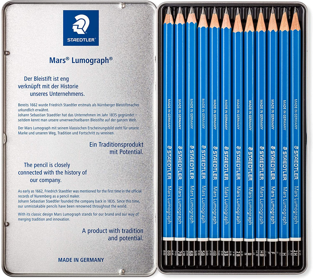 Staedtler Mars Lumograph Pencil - (Pack of 12) - Al Masam Stationery LLC