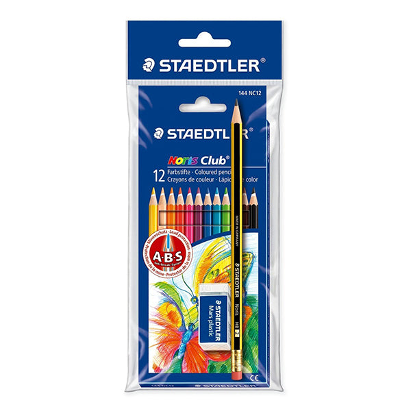 Staedtler Promo Pack 61-SET6 144NC12+Noris+mini erasr - Al Masam Stationery LLC Main image
