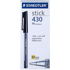 Pen Ballpoint Staedtler 430M-9 - Black - Al Masam Stationery LLC