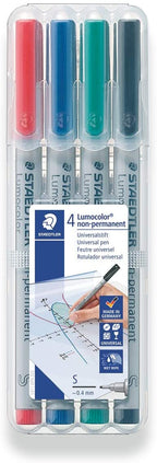 Staedtler 311-WP4-S Lumocolor OHP Non-Permanent Pen U-Fine - Al Masam Stationery LLC