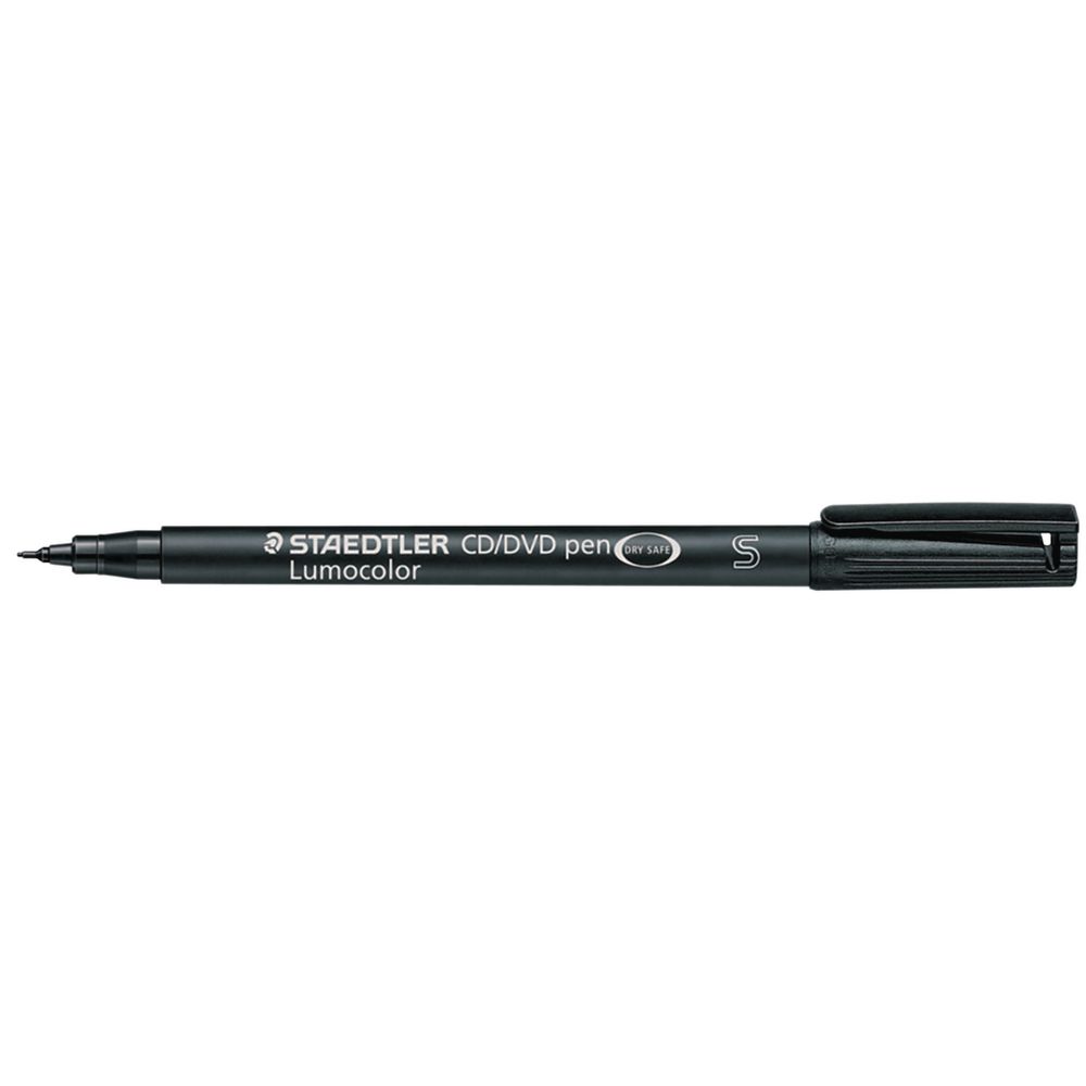 Staedtler CD/DVD Lumocolor Pen Black(310-9CDBKD) - Al Masam Stationery LLC Main image
