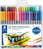 Staedtler Double-end fibre-tip pens - (Pack of 72) - Al Masam Stationery LLC