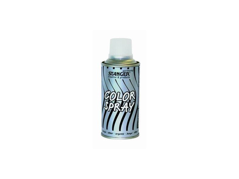STANGER Colour Spray Acrylic MS 150 ml SILVER METALLIC - Al Masam Stationery LLC Main image