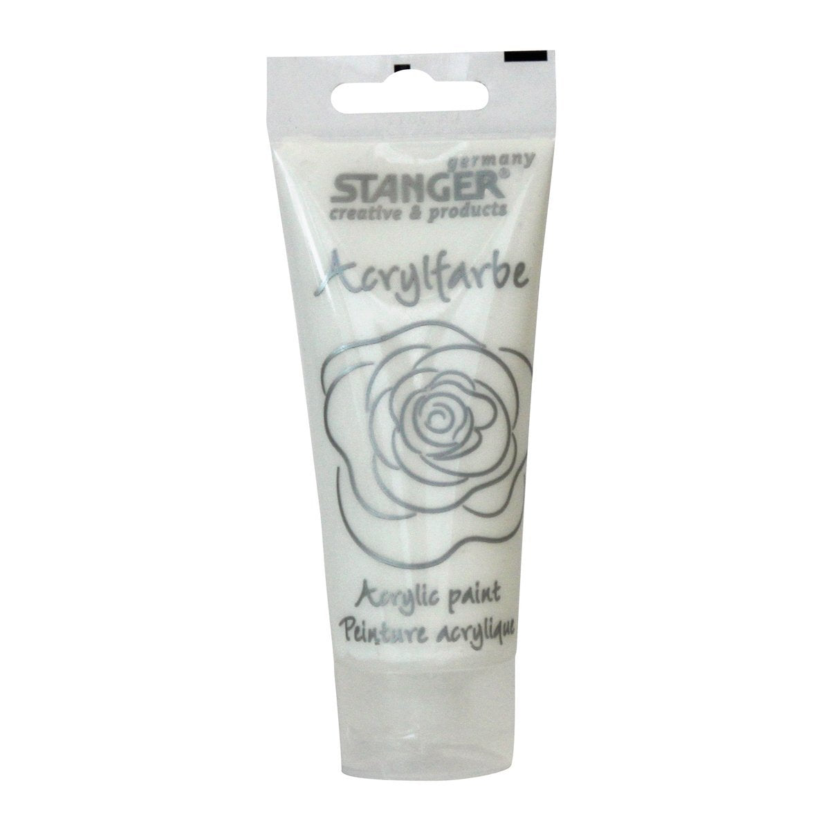 STANGER Acrylic paints, 75 ml TITANIUM WHITE - Al Masam Stationery LLC Main image