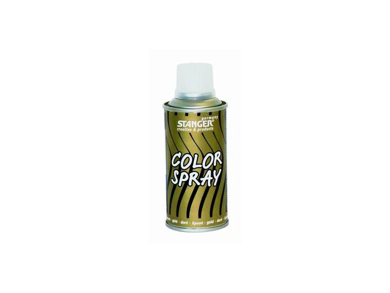 STANGER Colour Spray Acrylic MS 150 ml GOLD METALLIC - Al Masam Stationery LLC Main image